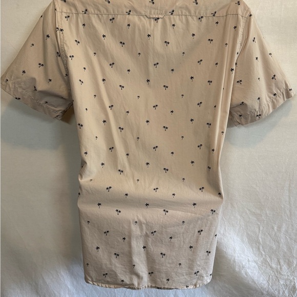 A-2 Men’s‎ Cactus Man Cream & Black Short Sleeve Button Down Shirt Size L - Picture 8 of 16